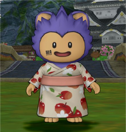 りんごのゆかた