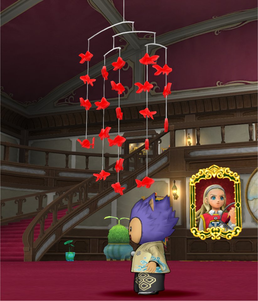 金魚のモビール