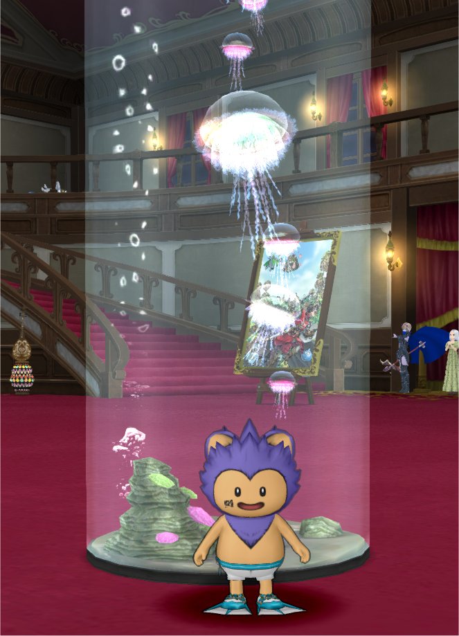 たゆたうクラゲの柱