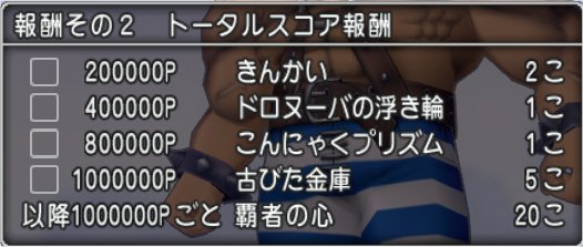 トータルスコア報酬