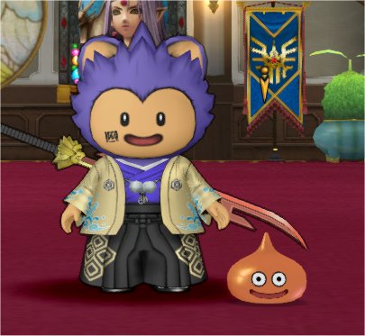 隠れスライムベスの像