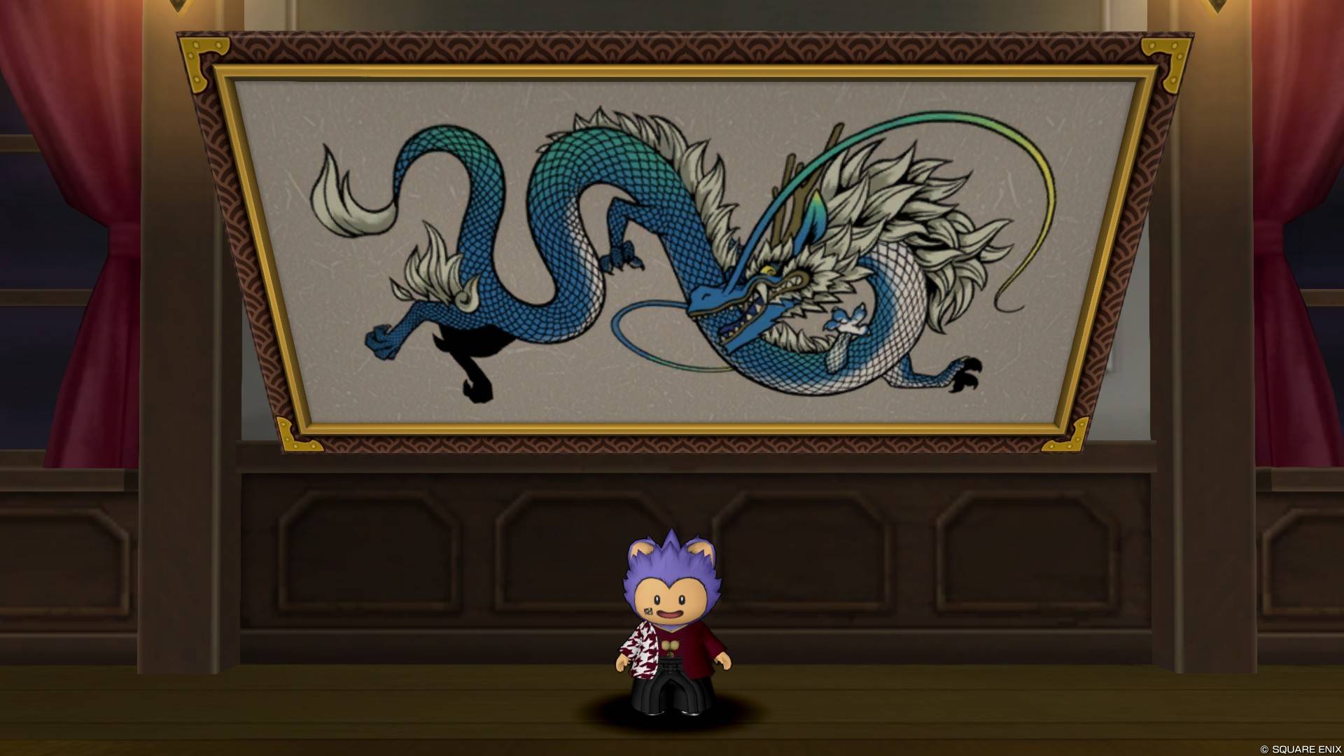 壁かけ四神獣の額縁