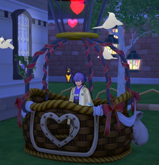 20180613ハート気球のガゼボ・ゴンドラ